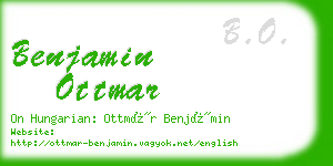 benjamin ottmar business card